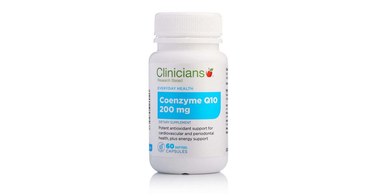 Clinicians Coenzyme Q10 60 Softgel Capsules